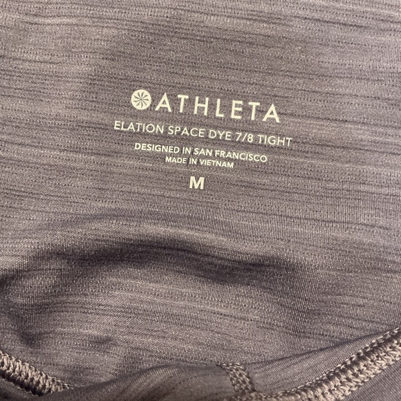 Athleta Elation Space Dye 7/8 Tight Leggings Violet High Rise - Picture 13 of 13
